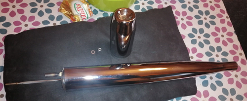 28mm HerculesSachs  Auspuff mit abnehmbarer Endkappe 65mm Durchmesser 65 cm lang - Bild 24 von 24