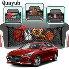 Envelope Style Premium Trunk Organizers Mesh Cargo Net for HYUNDAI SONATA 11-14