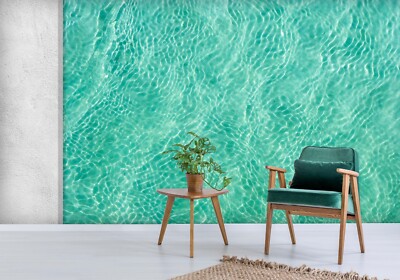 3D Green Water ZHUA12929 Wallpaper Wall Murals Removable Self-adhesive Ann