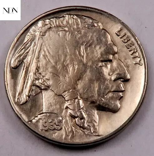 1935+1936+1937 Buffalo Nickel Set - Almost Uncirculated (AU) - 3 Coin Lot - Imagen 2 de 4