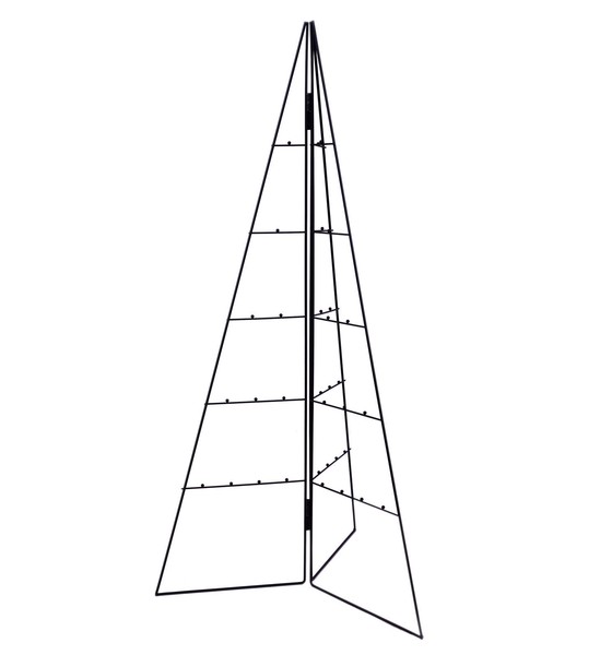 Design Metall Baum FüR Zierschmuck - 100 Cm - Weihnachtsbaum Tannenbaum Schwarz-image