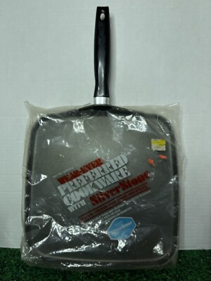 Vintage Wear-Ever 10.5'' Square Silverstone Griddle Made In USA NEW OLD STOCK