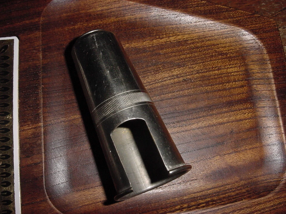 TAPA BOQUILLA SAXOFÓN TENOR EARLY MARTIN FRANCE AÑOS 50 Foto 3 de 4