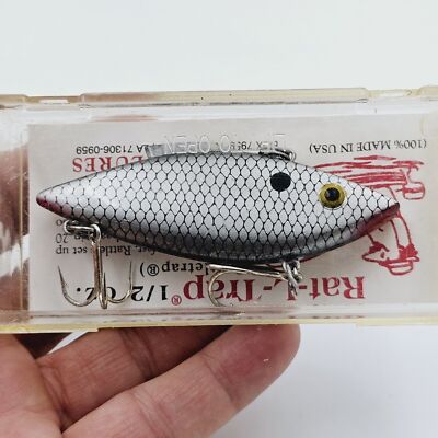 Vtg Bill Lewis Lures Rat-L-Trap 1/2 Oz Lipless Crankbait Tough