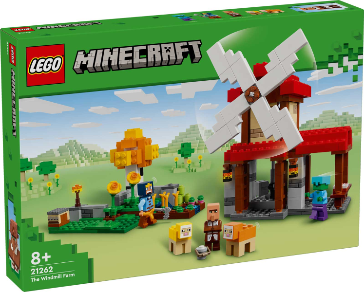Lego The Windmill Farm 21262 Minecraft Minifigure Building Set
