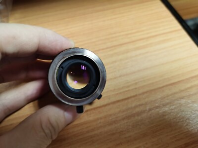 1PC USED Computar lens 12mm 1:1.4 2/3  #H499Y DX  k1