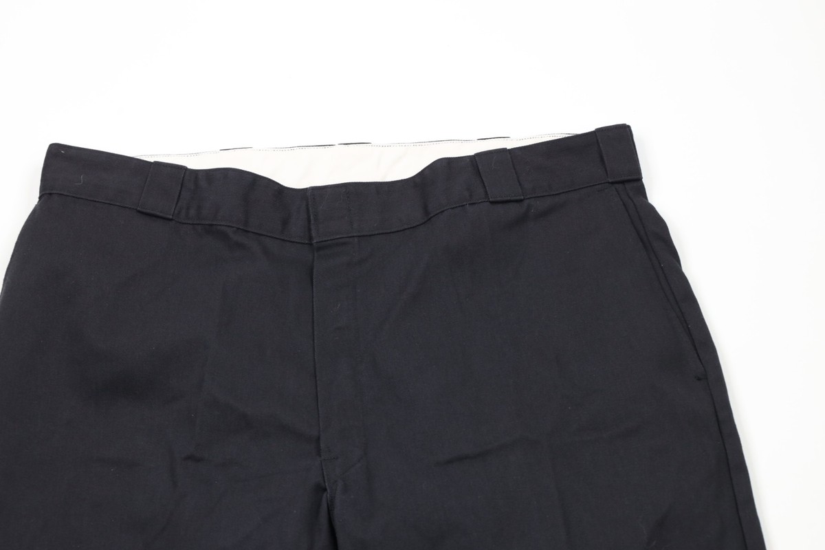 Vtg 90s Dickies Mens 40x30 Faded Spell Out Double Knee Wide