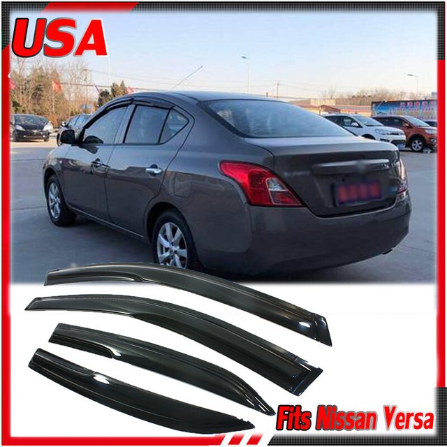Fits Nissan Versa 20112018 Sun Rain Guard US NEW Window Vent Visors