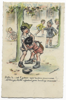 CPA '' GERMAINE BOURET - Lass ihn los, es ist der Saftige, den du gefangen machst!...