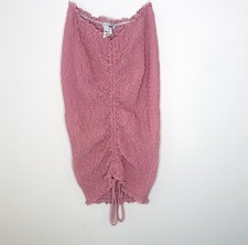 NWT Fashion Nova Pink Tube Mini Dress Ruched Strapless Size XS