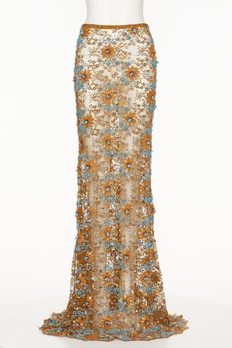 Valentino Sheer Floral Maxi Skirt - BNWT- RRP$18,000 USD - Picture 2 of 4