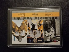 2007-08 Fleer Ultra Tim Thomas Hannu Toivonen Gerry Cheevers #G11 Genereations