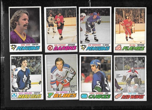 1977-78 OPC O PEE CHEE NHL HOCKEY CARD ERROR VARIATION 265-396 & INSERT SEE LIST - Picture 82 of 365