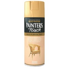 Image of Rust-Oleum Painter's Touch Multi-Purpose Aerosol Spray Paint Khaki Gloss 400ml