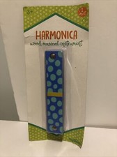 New Toysmith Harmonica Wood musical Instrument 2