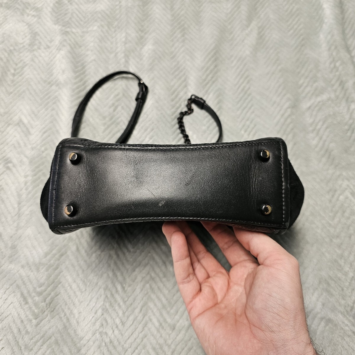 COACH Faye Crossbody Purse Bag All Black Pebbled Leather COACH Faye Crossbody Purse Bag All Black Pebbled Leather