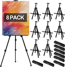 Adjustable Portable Artist Easel Stand with Bag - 8 Pack, 20-66 in Height