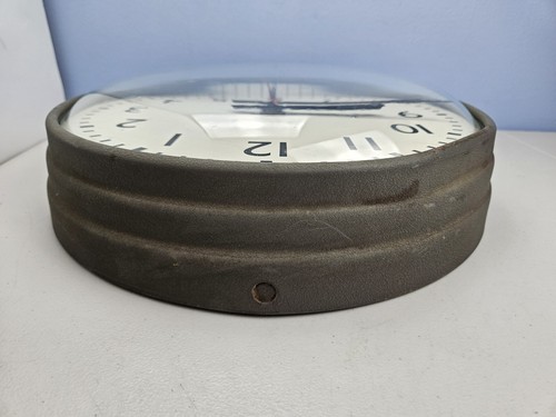 Vintage IBM 93925 Wanduhr Industrie Schule Büro 14" für Teile oder Reparatur - Bild 9 von 15