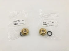 Lot of 2 New Residio Braukmann K06U1069 Tailpiece Nut & Gasket 1/2" NPT