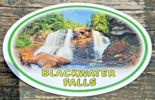 West Virginia Blackwater Falls Oval Magnet