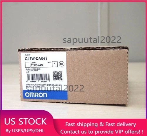 New OMRON CJ1W-DA041 PLC Module Analog Output Unit CJ1WDA041 from Japan