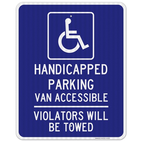 Van Accessible Handicap Parking Sign, - 第 64/72 張圖片