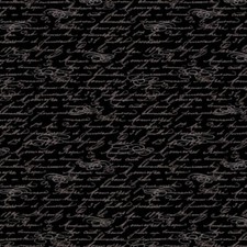 Timeless Treasures Queen Bee CD1361 Black Script Cotton Fabric BTY