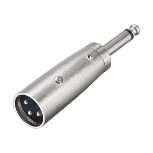 XLR Male to 1/4" Male TRS Adapter,Microphones Audio Connector,Plug  - Photo 1 sur 4