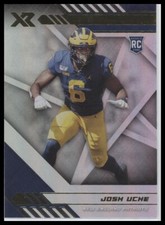 2020 Panini XR RC Rookie #168 Josh Uche Silver Foil