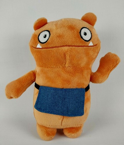 Uglydolls 'Wage' Plush Figure Orange Blue Demin Apron VGC 21cm Soft Toy - 第 1/5 張圖片