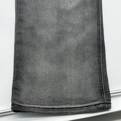 True Craft High-Rise Straight Junior's Size 15R Charcoal Wash Distressed Jeans - Picture 3 of 12