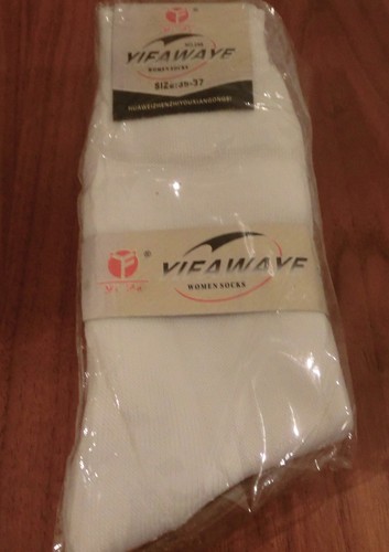 5 Paar weiße Socken ideal für Ärzte/Schwestern etc. Gr. 37-39 NEU - Bild 2 von 3