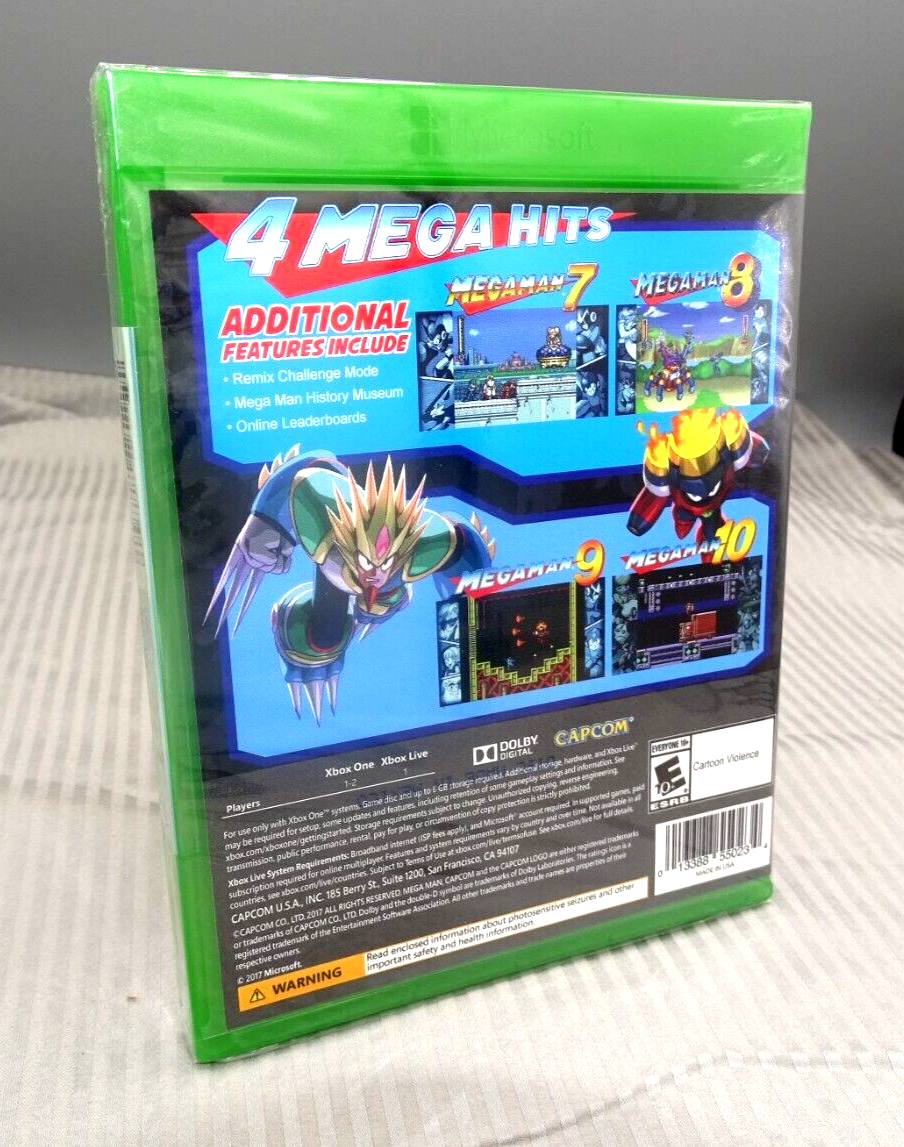 Mega Man Legacy Collection 2 (Xbox One, XB1) Brand New Factory Mega Man Legacy Collection 2 (Xbox One, XB1) Brand New Factory