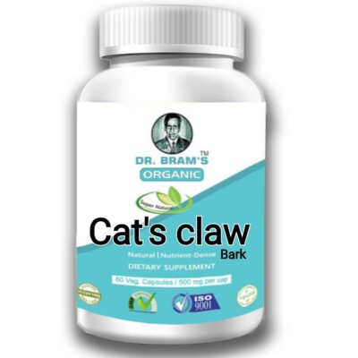 DBRM Organic Cat's Claw Bark Extract Capsules 500 Mg - 60 Capsules
