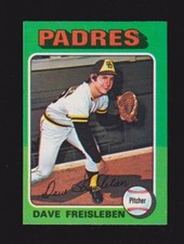 1975 TOPPS MINI #37  Dave Freisleben  SAN DIEGO PADRES  EX-MINT  D