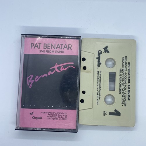 Pat Benatar - Live From Earth Audio Cassette 1985 USA Import - Picture 2 of 4