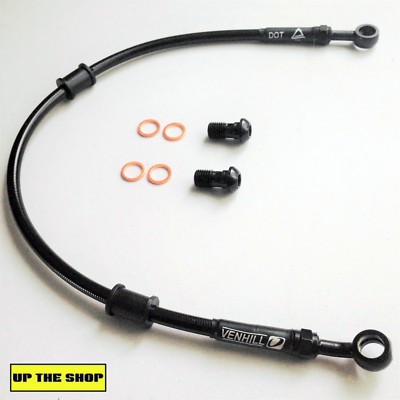 TRIUMPH 900 THRUXTON 2004-15 VENHILL Edelstahlflex Bremsleitung Schlauch hinten