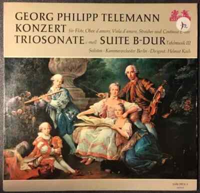 Telemann Flute Concerto In E Heliodor Vinyl LP