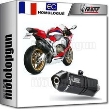 silencieux approuve speed edge acier noir mivv pour honda cbr 1000 rr 2018 18