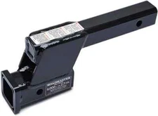 Roadmaster Inc 070  4" Hi-Low Hitch Trailer Hitch Receiver Tube Adapter Black