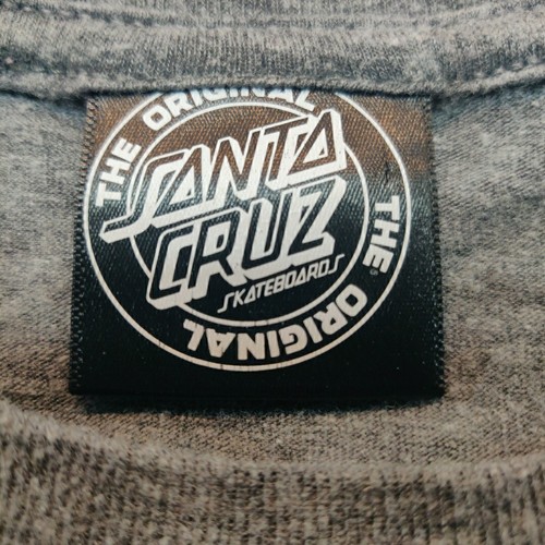 Santa Cruz Skateboards Mens Shirt Gray Screaming Hand Logo Shirt Small - Picture 7 of 9
