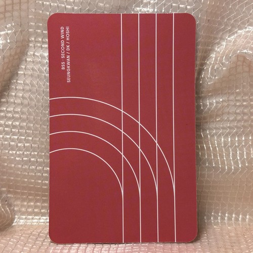 Seungkwan Official Photocard BSS 1st Single Album Second Wind Seventeen Kpop - Picture 2 of 2