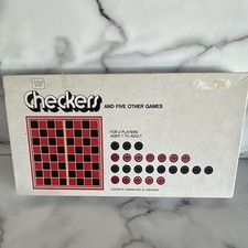 Vintage Whitman Checkers and Five Other Games...
