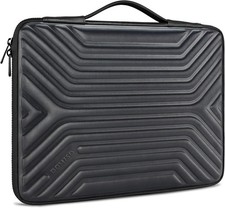 17.3 Inch Laptop Sleeve Case, Shockproof Waterproof Soft EVA Protective Bag, Bla
