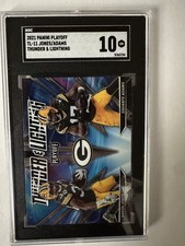 2021 Panini Playoff #TL-11- Davante Adams, Aaron Jones, Thunder and Lightning 