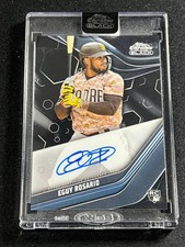 2023 Topps CHROME BLACK EGUY ROSARIO AUTO PADRES RC CBA-ERO ENCASED B