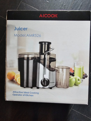 AICOOK Entsafter Juicer AMR526   neu & OVP | Edelstahl