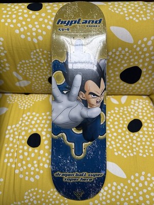 Super Rare New Hypland Dragon Ball Super Super HERO Vegeta Skateboard Deck