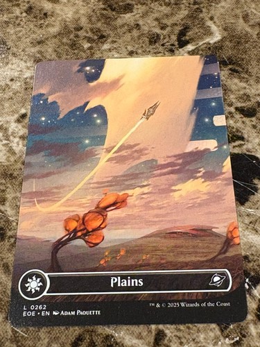PLAINS Magic the Gathering MTG Edge of Eternities Celestial Lands Full Art