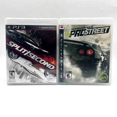 NEW SEALED Split/Second + Need for Speed ProStreet PS3 Sony PlayStation 3 2010